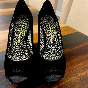 Black sandals by Jessica Simpson. NWOB